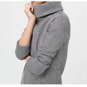 J.Crew ‘Glen’ Plaid Funnelneck Sweater